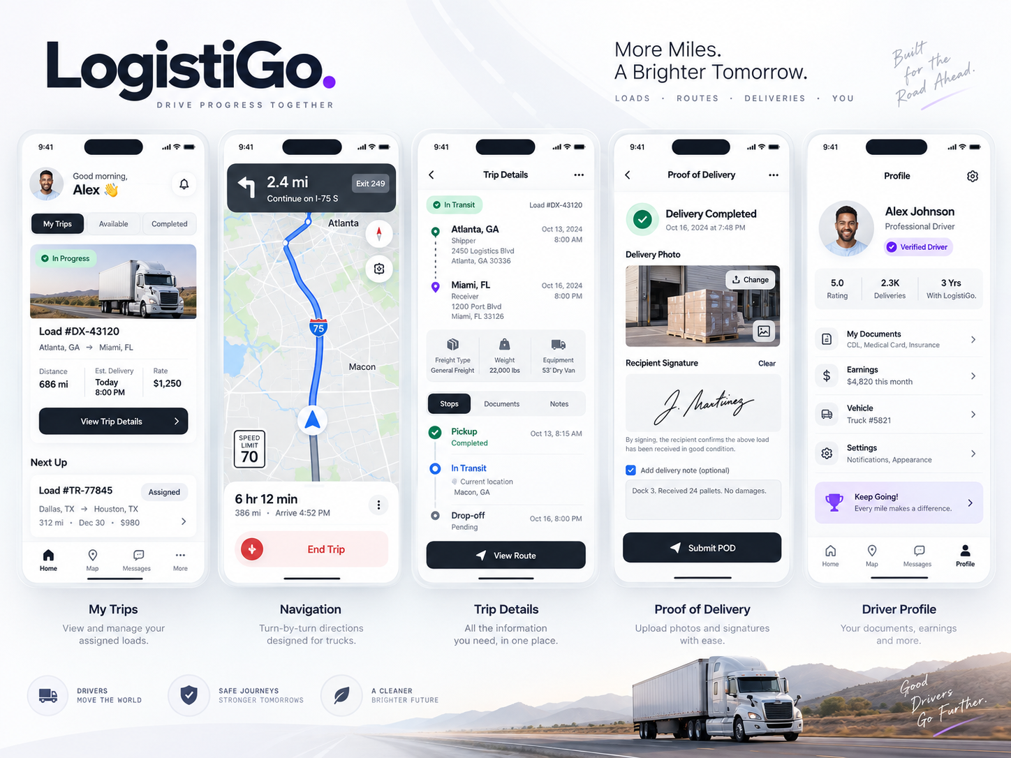 Driver mobile app