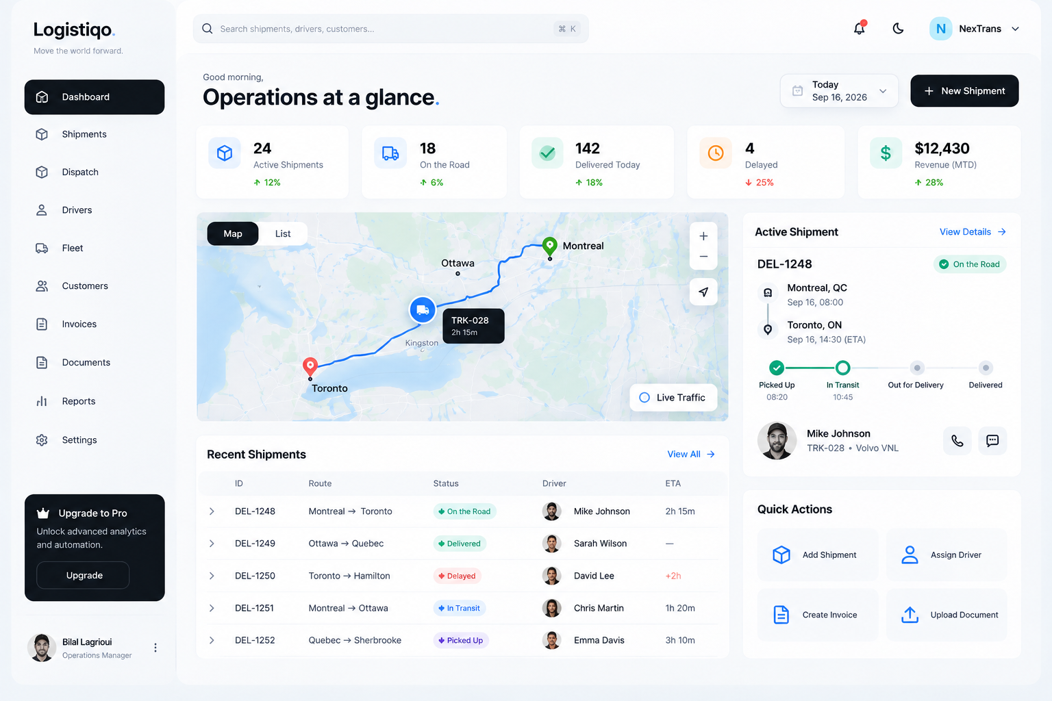 Operations app